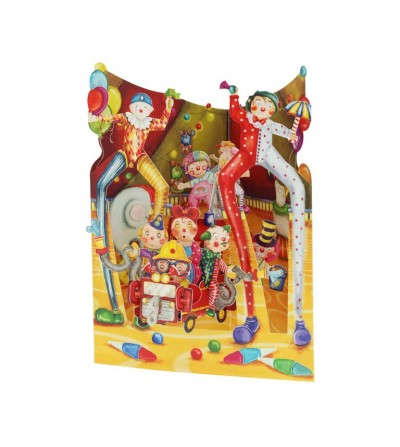 Tarjeta 3D, POSTAL SWING PALLASOS 1