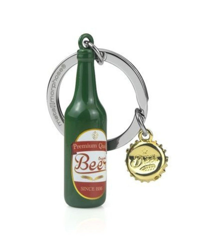 Llavero cerveza verde metalmorphose 1