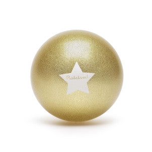 Pelota glitter dorada 15cm ratatam 1