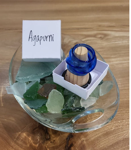 Anillo bluisimo agapurniglass 1