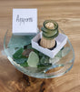 Anillo verde cole mate agapurniglass 1