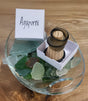 Anillo gris amarronado mate agapurniglass 1