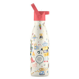 Botella 350ml kids messy robots cool bottles 1