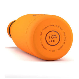 Botella 500ml vivid orange cool bottles 2