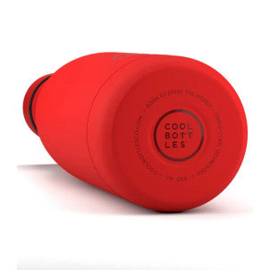 Botella 350ml vivid red cool bottles 2