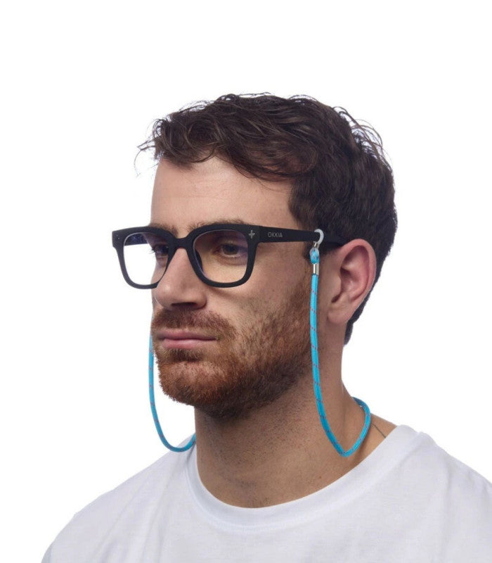 Cadena para gafas okkia chroma azul claro 2