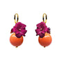 Pendiente oxford boule corail julie sion 1