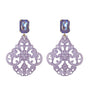 Pendiente boudour violet julie sion 1