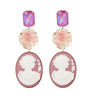 Pendiente diva big pop corn framboise julie sion 1