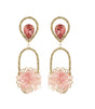 Pendiente pop corn poire rouge julie sion 1