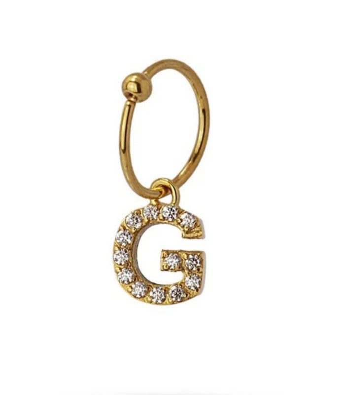 Piercing letra g dorado anartxy 1