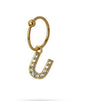 Piercing letra u dorado anartxy 1