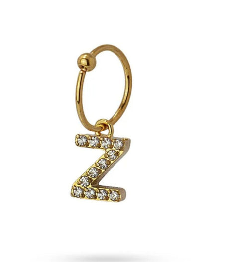 Piercing letra z dorado anartxy 1