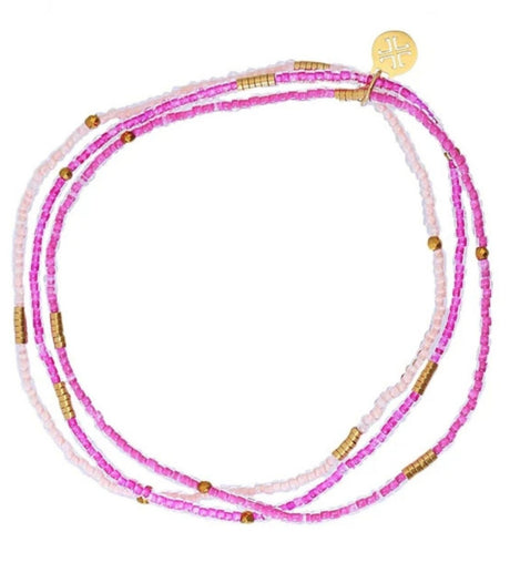 Tobillera conchal fucsia anartxy 1
