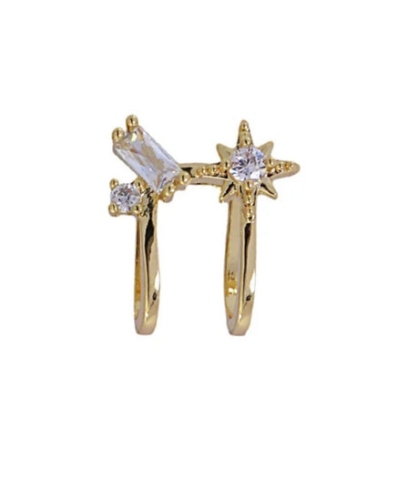 Pendiente ear cuff dulia dorado anartxy 1