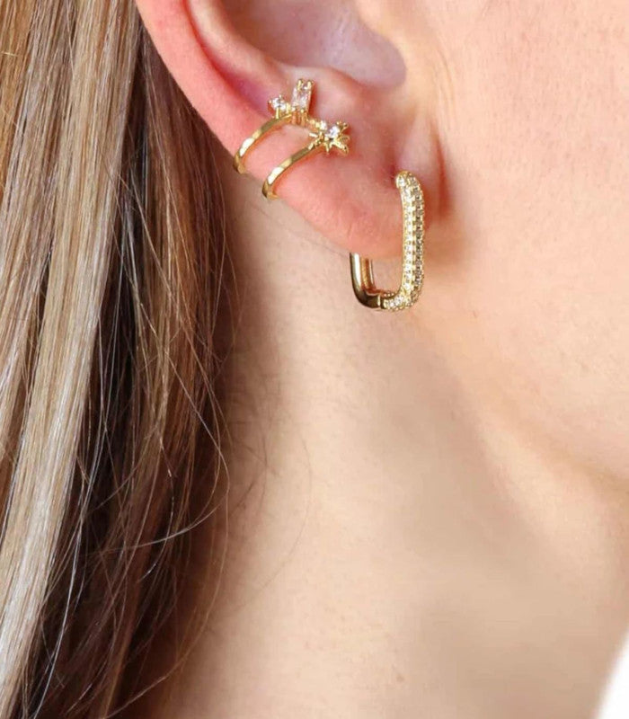 Pendiente ear cuff dulia dorado anartxy 2