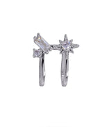 Pendiente ear cuff dulia plateado anartxy 1