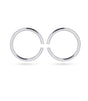 Pendiente earcuff ilussion plateado anartxy 1