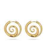 Pendiente twirls dorado anartxy 1