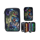 Estuche triple led galaxy dino world 1