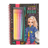 Doodle book neon con set de boligrafos neon top model 1