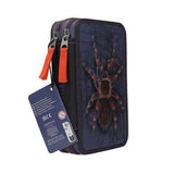 Estuche doble con araña adventure world 2