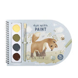 Libro acuarelas colorear forest friends little dutch 1
