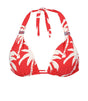Top bikini triangle norri red barts amsterdam 1