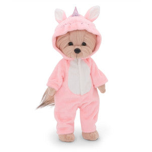 Peluche lucky yoyo unicorn orange toys 1