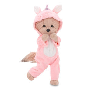 Peluche lucky yoyo unicorn orange toys 2