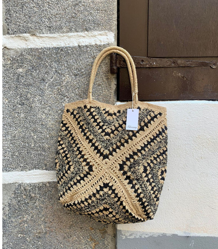 Bolso de rafia stella metis rabarany 1