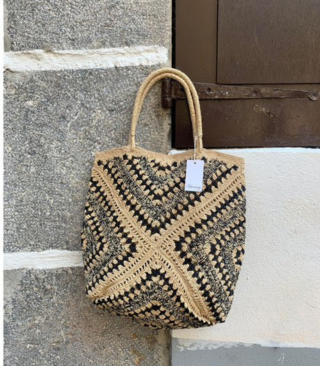 Bolso de rafia stella metis rabarany 1