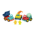 3 camiones de construccion happy cruisers b.toys 1