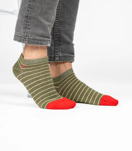 Calcetines tobilleros billy belt khaki beige 2