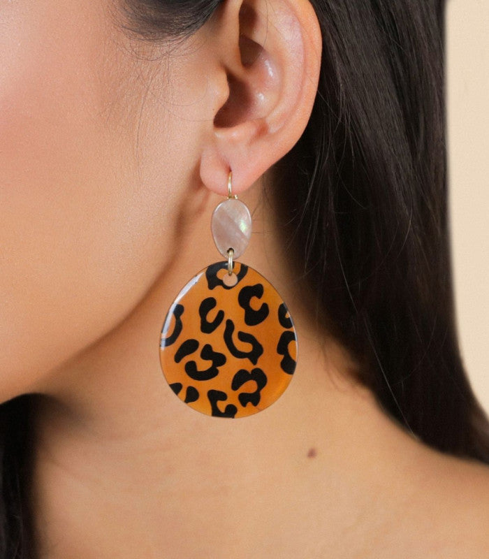 Pendiente jaguar nature bijoux 2