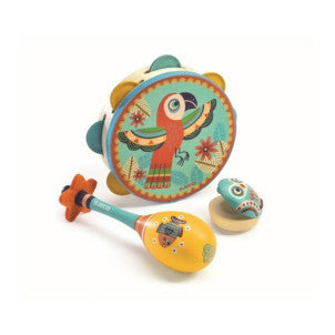 Conjunto de 3 instrumentos animambo djeco 1