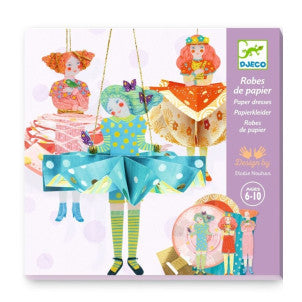 Papel creativo vestidos djeco 1