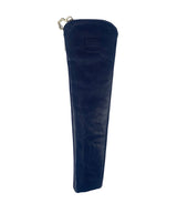 Funda abanico cremallera azul marino popelin 1