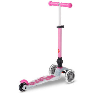 Patinete mini-micro deluxe plegable orion led rosa 1
