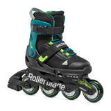 T33-36 patines en linea microblade negro-verde petroleo rollerblade 2