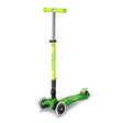 Patinete maxi-micro deluxe plegable neon led verde-amarillo 1