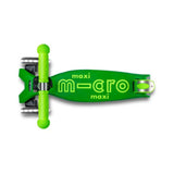 Patinete maxi-micro deluxe plegable neon led verde-amarillo 2