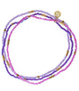 Tobillera handmade vibes morado anartxy 1