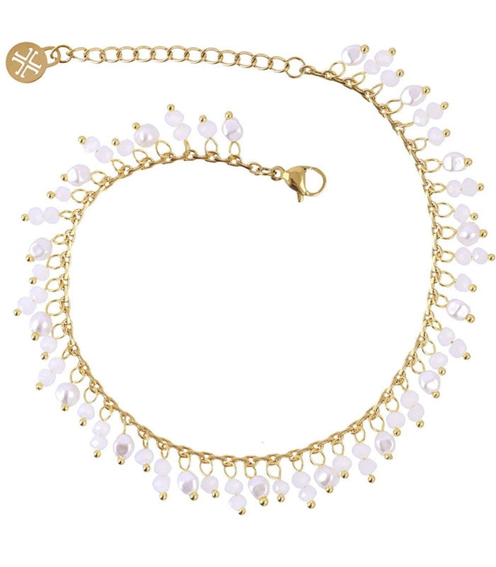 Tobillera casual solara blanco anartxy 1