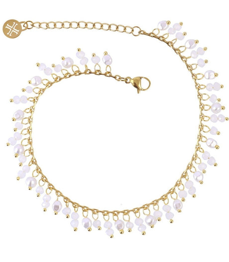 Tobillera casual solara blanco anartxy 1