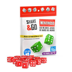 Juego de dados mentiroso shake&go the purple cow 1