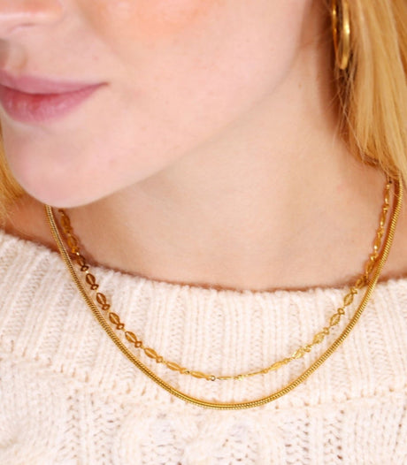 Collar mesh dorado anartxy 2