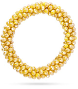 Pulsera coletero cristal amarillo anartxy 1