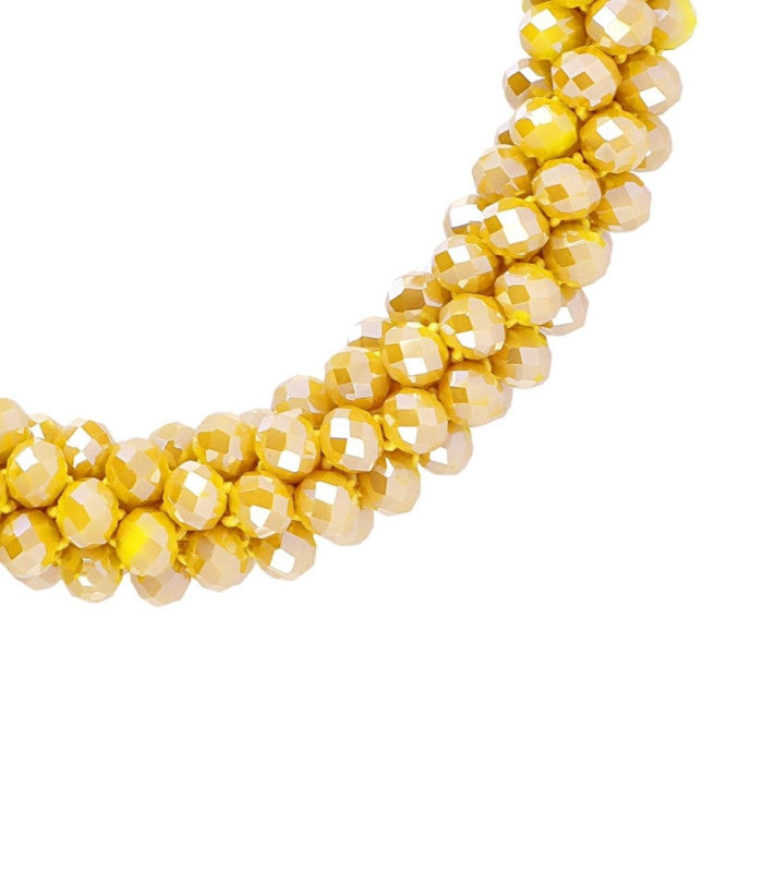 Pulsera coletero cristal amarillo anartxy 2