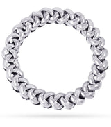 Pulsera coletero metal plateado anartxy 1